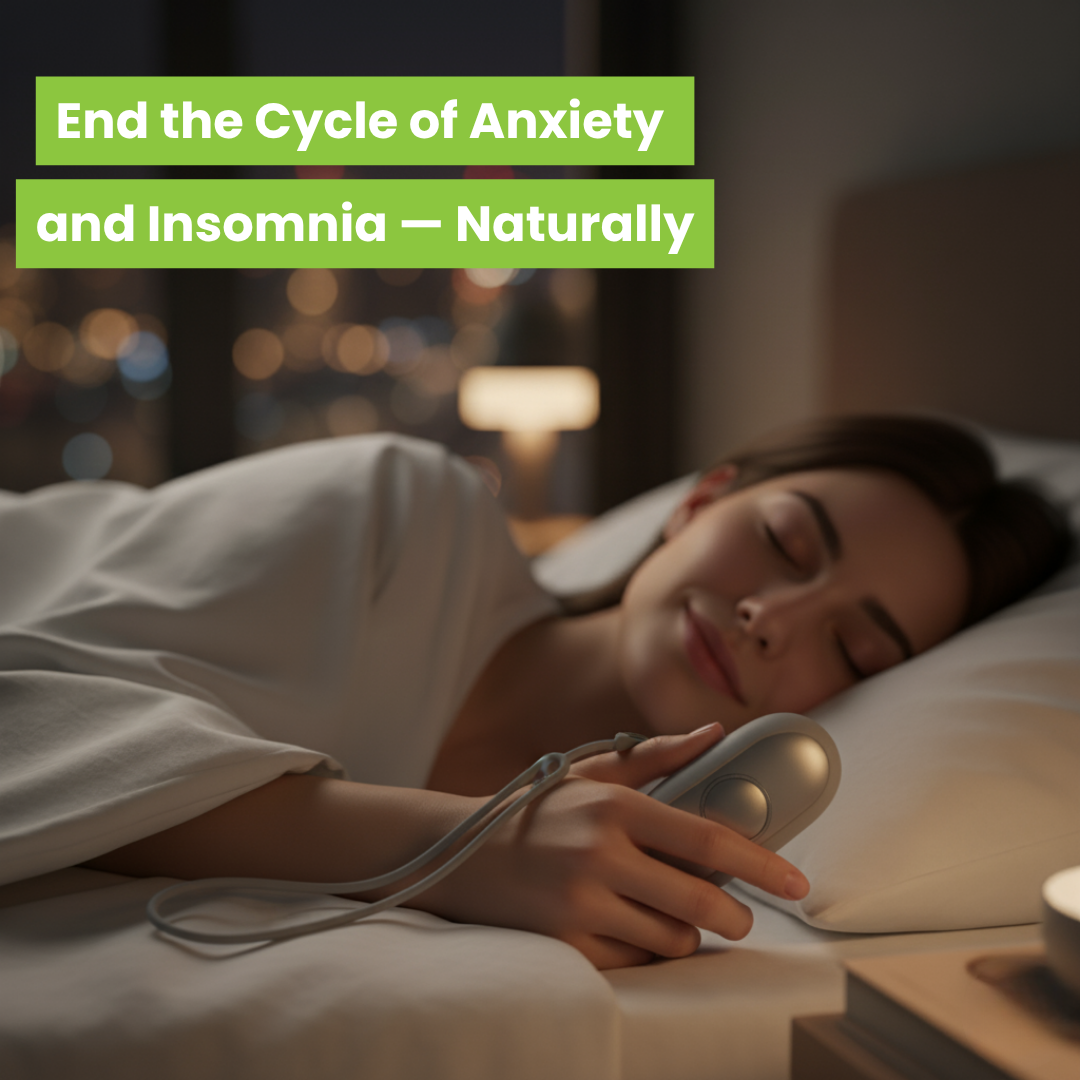 Overcome Insomnia, Ease Anxiety, and Wake Up Energized with Cereluxe SleepSense.