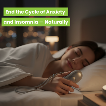 Overcome Insomnia, Ease Anxiety, and Wake Up Energized with Cereluxe SleepSense.